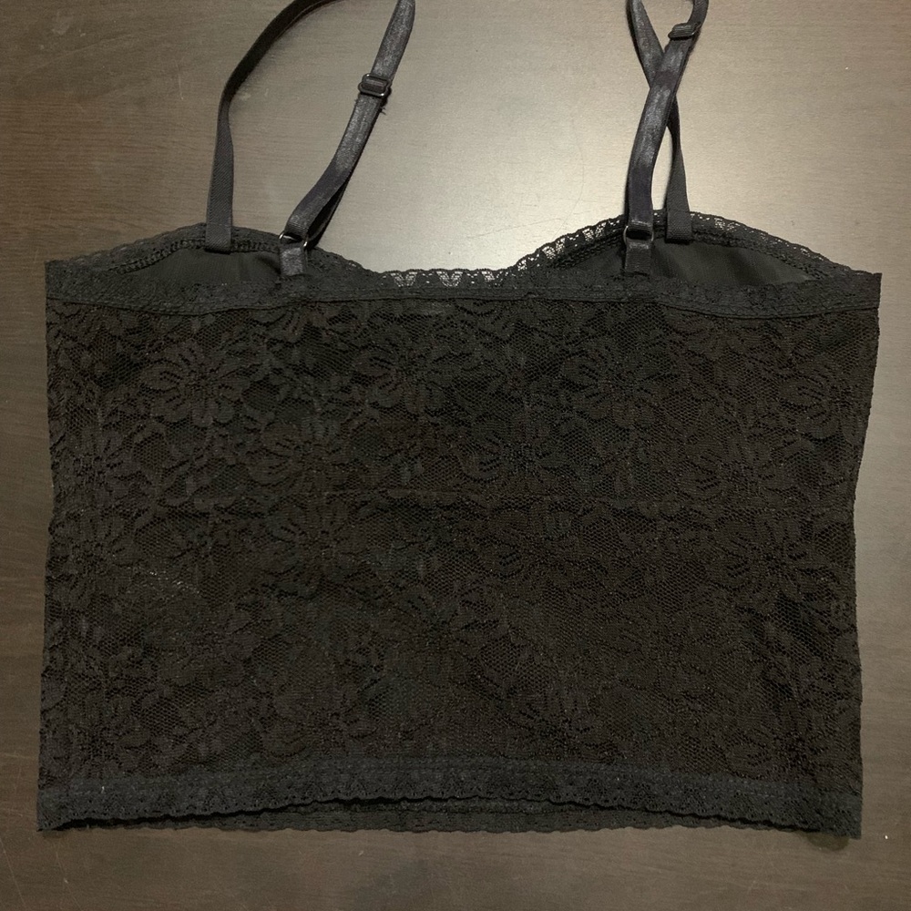 Black crop top